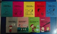 Lotto 9 fumetti PEANUTS CHARLIE BROWN Milano libri Charles Schulz cartonati