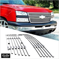 For 2006-2007 Chevy Silverado 150005-06 3500 Upper Stainless Billet Grille