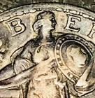 1917 Standing Liberty Quarter 25C FULL HEAD Details 90% Silver US Coin CC29170