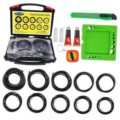 Buna-N O-Ring Splicing Kit, 70A Durometer, Black, SAE & Metric Sizes (1/16,