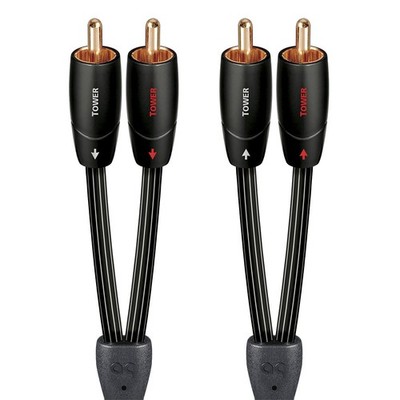 AudioQuest Tower RCA Male to RCA Male Cable (1.97 ft.)