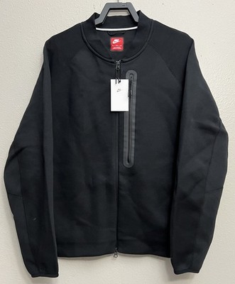 Nike Sportswear Tech Fleece Bomber Jacket Black Mens Size XL FB8008 010 New