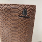 Tote&Carry Brown Python Embossed Long Bifold Chain Wallet New In Box — photo 2