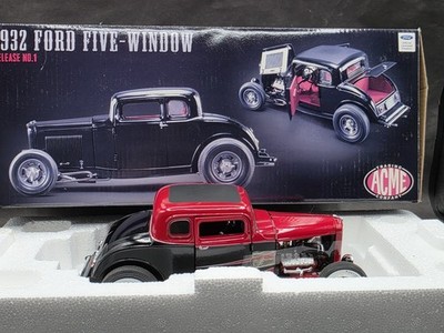 ★ 32 FORD COUPE 5 WINDOW ★ACME GMP★ 1/18 ACME GMP 1932 Ford 5 Window Tom's Garage Release #1 LE 1 of 250 1