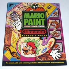MARIO PAINT PLAYER'S GUIDE - Super Nintendo SNES, Strategy Book, 1993