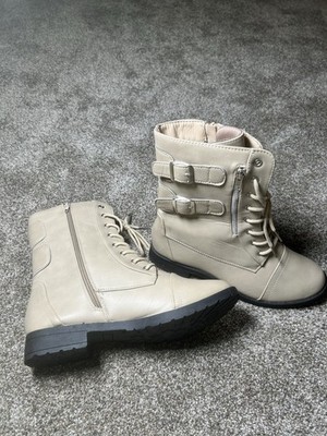 Vegan Leather Charlotte Russe Brown Boots Size 10 Womens