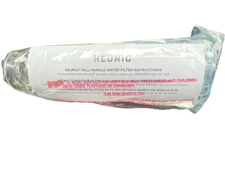 KEURIG Tall Handle Water Filter Starter Kit with 2 Filter Cartridges New - Image 3 of 3