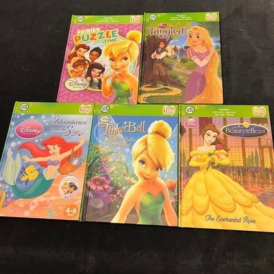 5 Leap FrogTag Reader Hardcover Interactive Books | Disney Princess