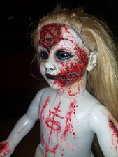 ooak horror doll black  metal #evil #demons  #haunted #gothic Living Dead Dolls 