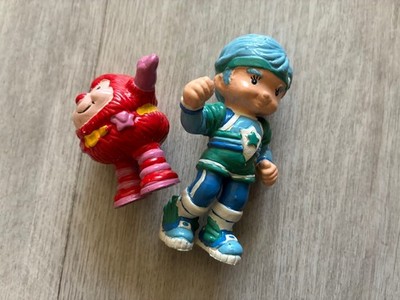 Rainbow Brite Buddy Blue PVC Figures Toy Hallmark Cards Vintage 1983