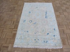 4 x 6 Hand Knotted Gray Modern Oushak Oriental Rug G16339