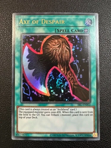 Axe of Despair SRL-EN002 25th Anniversary Yu-Gi-Oh! Ultra Rare