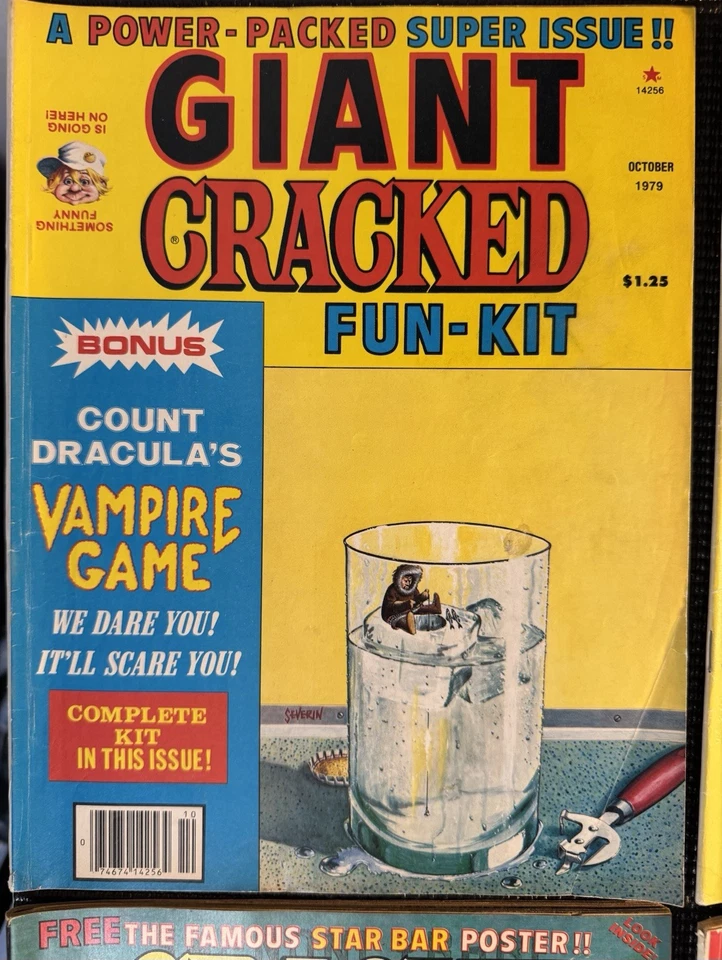 Cracked Magazine Lot Of 6. Monsters, Star Wars, Collectors Edition, 70’s, 80’s - Image 2 of 4