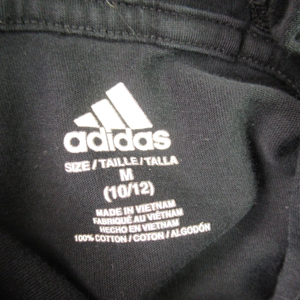 Adidas Sudadera con Capucha Niños 10-12 Manga Larga Informal Con Capucha Ligera Exterior Negra Foto 3 de 4