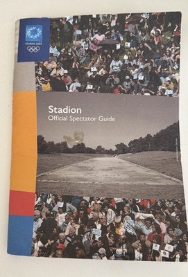 Athens 2004 Olympic Games Official Spectator Guide Stadion Book Greece ORIGINAL