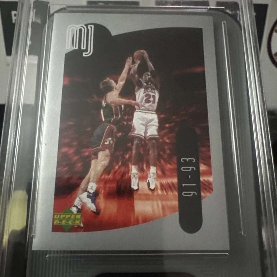 1998 UD Michael Jordan Collection Sticker Gem Mint 10 - Image 3 of 4