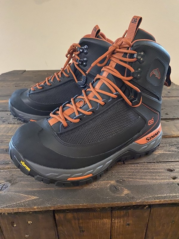 SIMMS Men's G4 PRO Powerlock Wading Boot - Felt Sole Size 9 Carbon