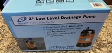 Tsurumi Pump 2" 2/3hp Low Level, High Volume Submersible Pump (Lsr2.4s)
