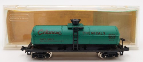 Coche cisterna Trix 3293 escala N GATX Corporation Celanese Chemicals #39617 EX/caja | Condition: Used