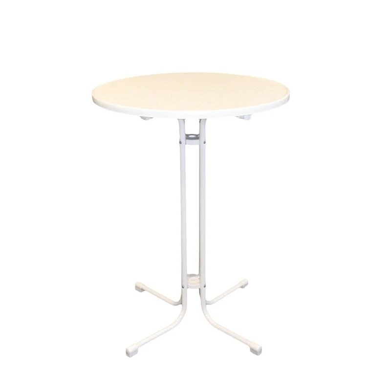 Monaco Runder Stehtisch Metall Weiß 80Cm - Bild 1 von 1