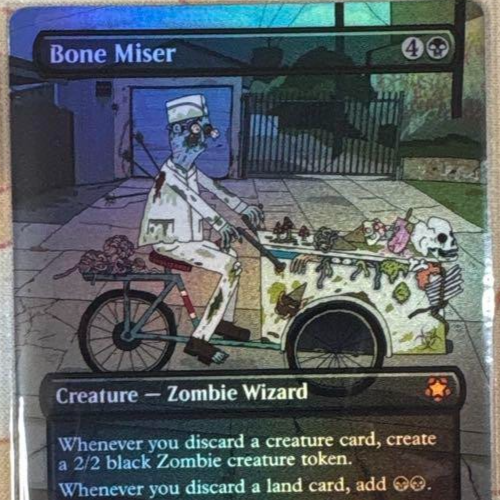MTG Bone Miser English Borderless Black SPG/0087 DFT Special Guest 2025 Used F/S - Picture 2 of 2