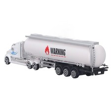 _Oil Tanker Truck Model High Simulation Interactive Realistic Alloy Tank Truck