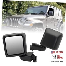 Mirror Compatible with 2018-2023 Jeep Wrangler JL and 2020 Left Driver Side