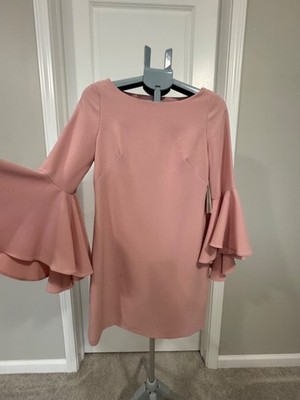 Eliza J dress NWT, size 6, almost knee length, beautiful dusty rose color |  eBay