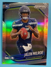 Jalen Milroe - 2025 Prizm Rookie RC - True Silver #352 - Seattle Seahawks