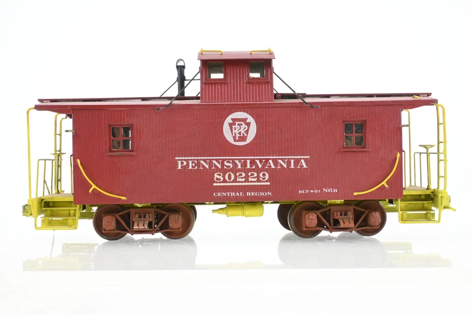 O Brass Max Gray PRR Pennsylvania Railroad N-6B Cabin Car Custom Painted REBOXX - Image 3 of 4