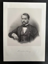 C24/39-GRAVURE ORIGINALE-GODEFROY DE LA TOUR D'AUVERGNE-PAIR DE FRANCE-LEMERCIER