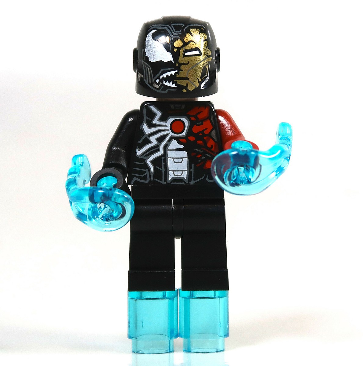 LEGO Iron Venom w/ Partially Transformed Head Minifigure SH697 with EXTRAS