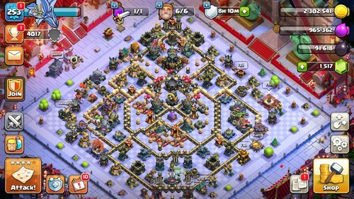 TH 17 253 lvl NEAR MAX | 100-100-90-75-50 Heroes | 6 BUILDERS | SKINS | CHEAP