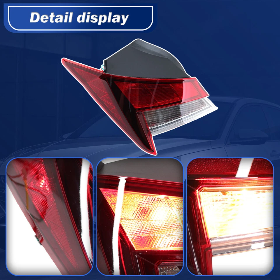 For 2021 2022 2023 2024 Hyundai Elantra Halogen Tail Light Driver Left LH - Изображение 3 из 4