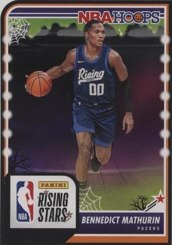 Bennedict Mathurin 2023 Hoops Premium Stock Basketball #154 Blue
