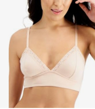 Jenni on Repeat Women's Wide Lace Bralette in Chai Sz Medium