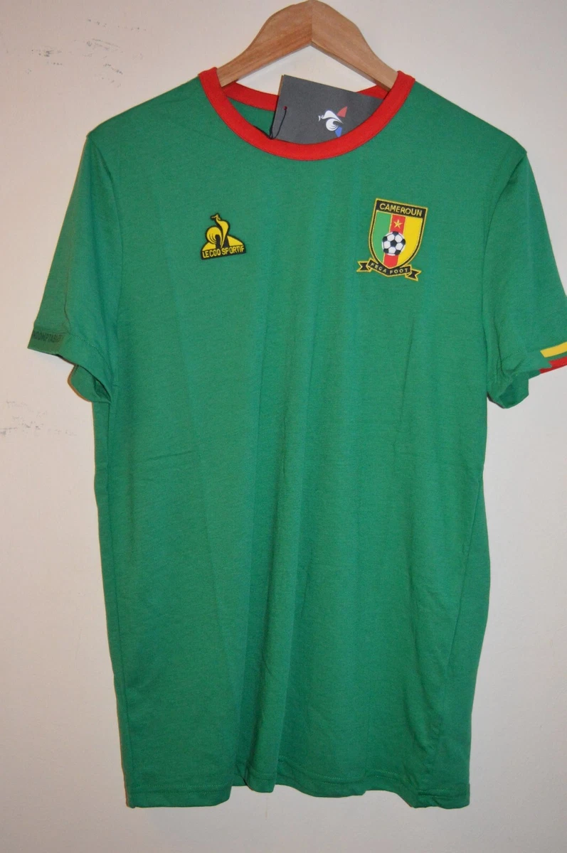 Maillot Vintage Le Coq Sportif Taille XL - Vert - N°10 - Fabriqué En France