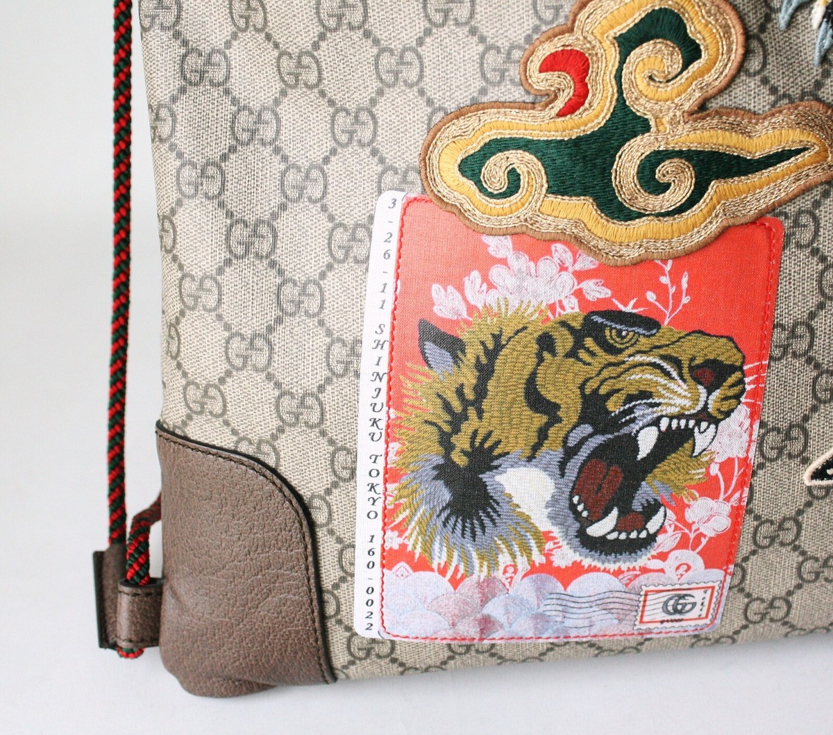GUCCI GG Supreme Angry Cat and Various Patched Limited Edition