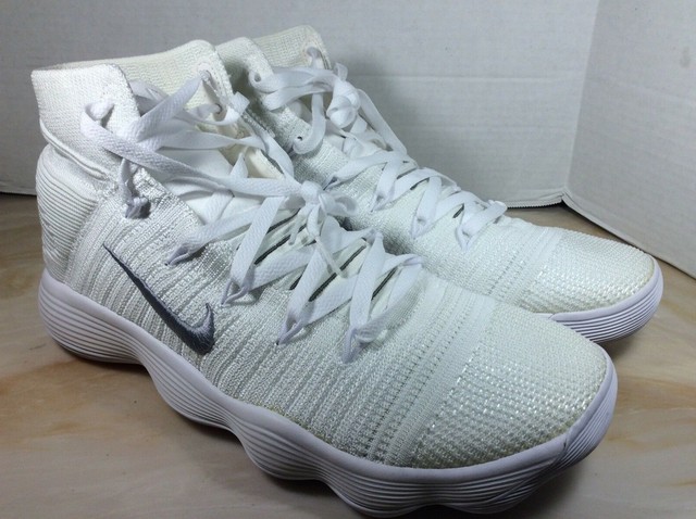 Size 13 - Nike Hyperdunk 2017 Flyknit Triple White - 917726-100 for sale online | eBay