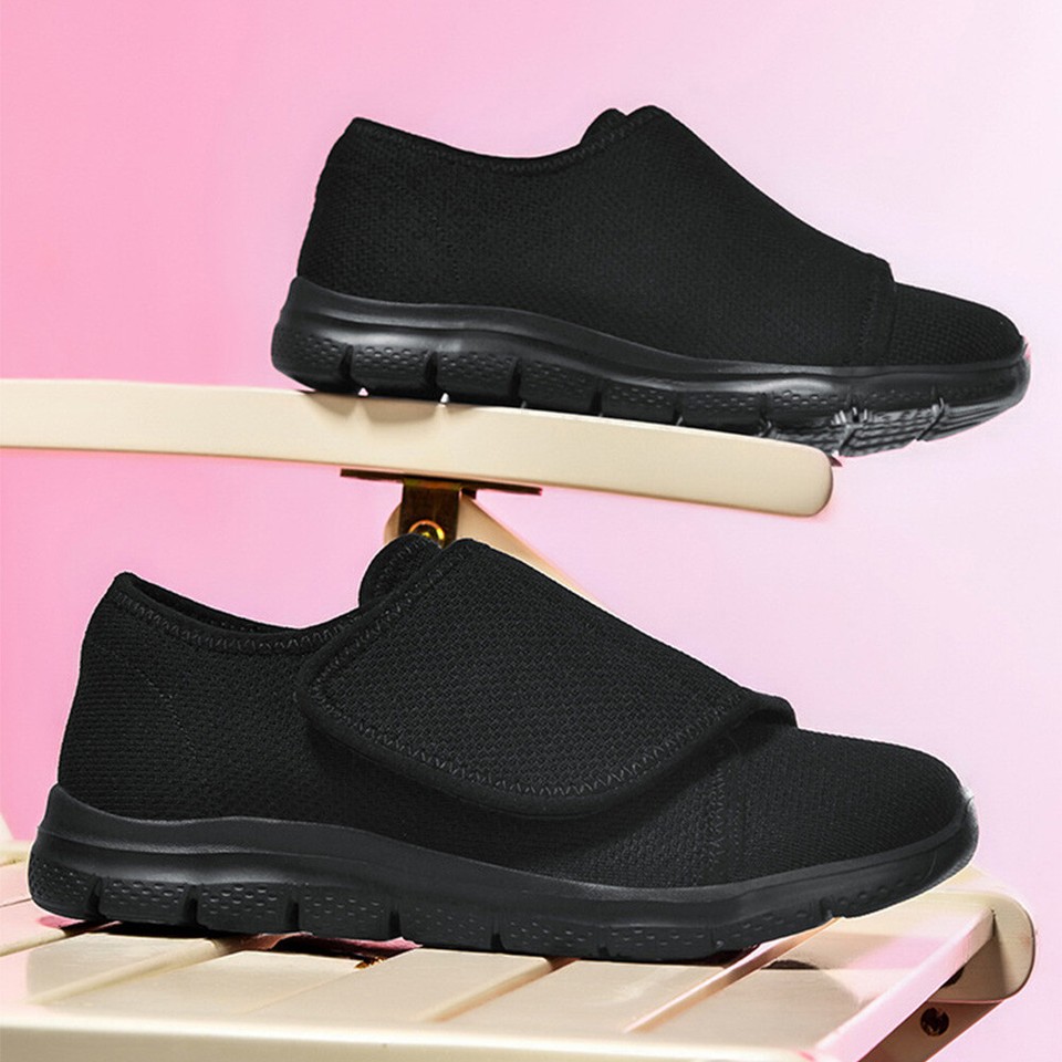Men Women Diabetic Shoes Adjustable Closure Edema Shoes for Elderly