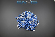 14-16 GAUGE 25 PK VINYL BLUE QUICK DISCONNECT FEMALE .187 TERMINAL CONNECTOR