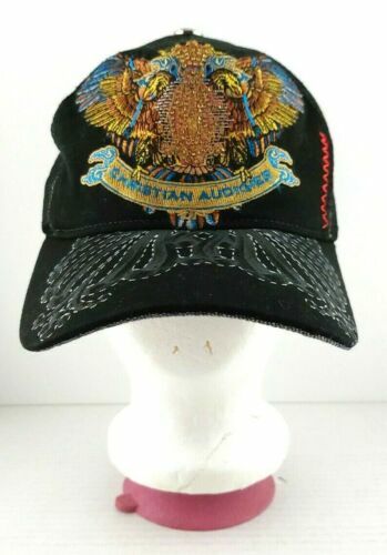 Christian Audigier COA Black/White Signature Hat Adult One 