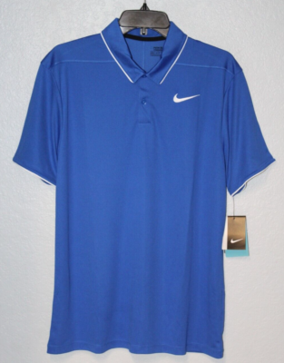 Nike Dri-Fit Mens Blue Sz M Essential Regular Performance Golf 