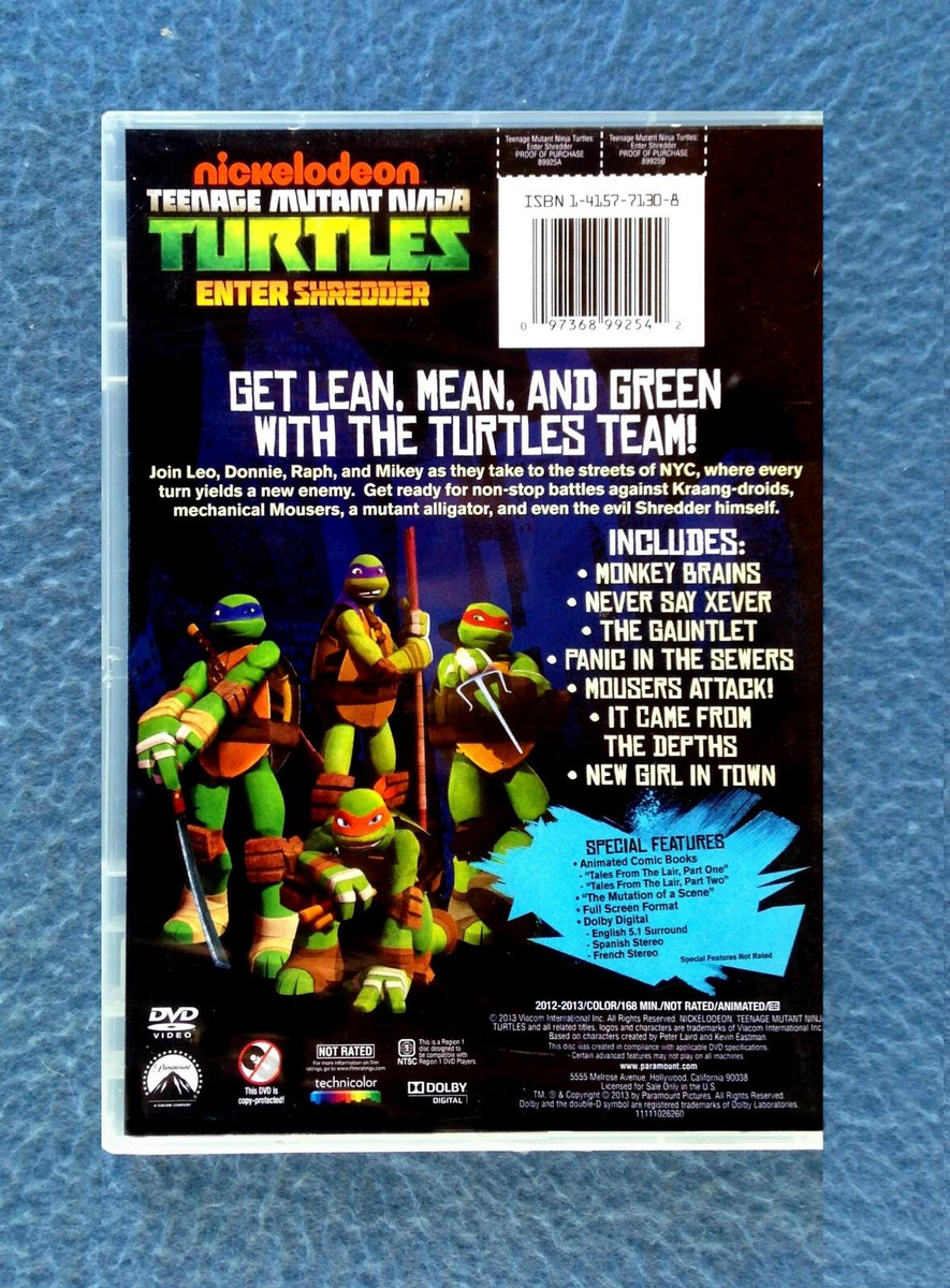 CD＆DVD DVD ENTER SHREDDER TEENAGE MUTANT NINJA TURTLES TMNT SPECIAL