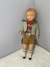 Vintage German Celluloid Doll 9" Tall