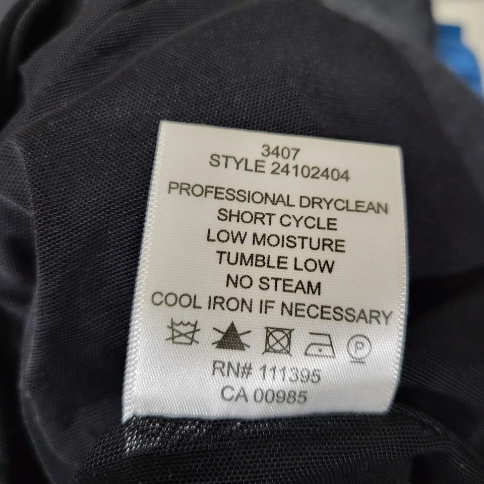 Tory Burch Women Dress M Charcoal Gray Taletta Wool Sheath Ruffle Sleeveless - Image 4 of 4