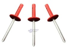 Large Head Red Exploding Rivets Pop Rivet 100 ct. Tri-Fold Racing Fasteners IMCA