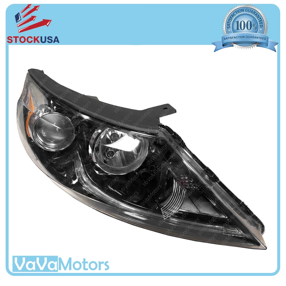 Faro halógeno para Kia Sportage 2013 2016 con tubo LED DRL pasajero derecho derecho derecho derecho Foto 3 de 4