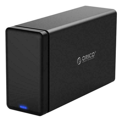 Dock USB3.1 Dual Bay Type-C UASP Hard Drive Enclosures Support 20TB Storage