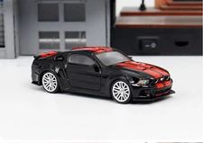 Car Model Toy Gift Toy DCM 1/64 Scale Ford Mustang GT 2014 Black Diecast NIB